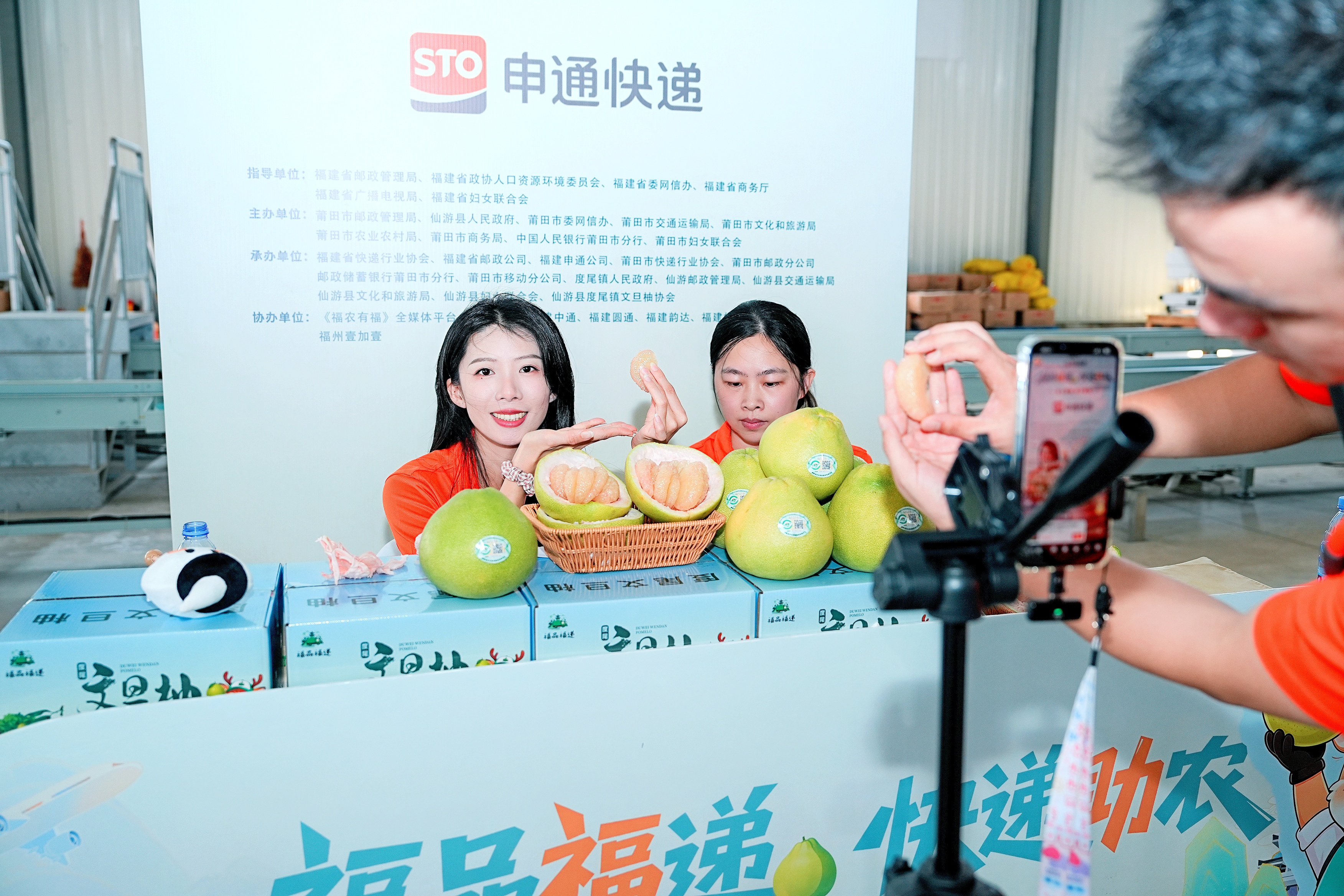 “福品福递”仙游县度尾文旦柚快递助农...
